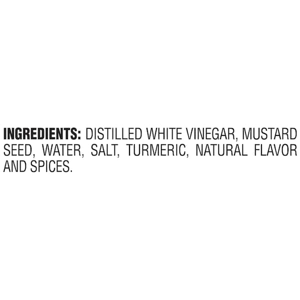 Heinz Heinz Yellow Mustard 20 oz. Bottle, PK12 - 10013000002186