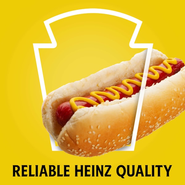 Heinz Heinz Yellow Mustard 20 oz. Bottle, PK12 - 10013000002186