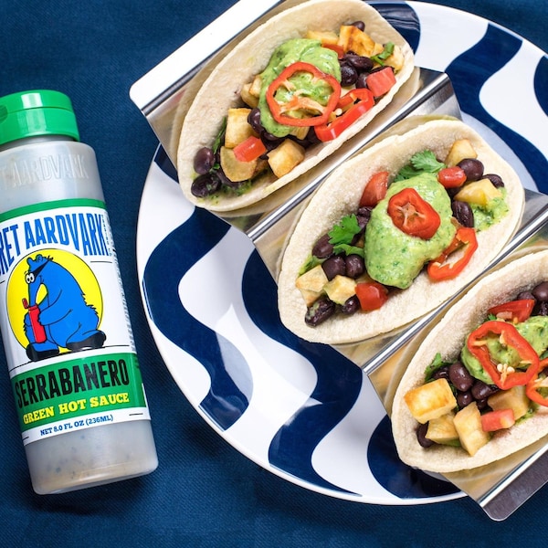 Secret Aardvark Secret Aardvark Serrabanero Green Hot Sauce 8 oz - B07HNB1HG9
