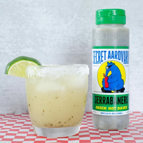 Secret Aardvark Secret Aardvark Serrabanero Green Hot Sauce 8 oz - B07HNB1HG9