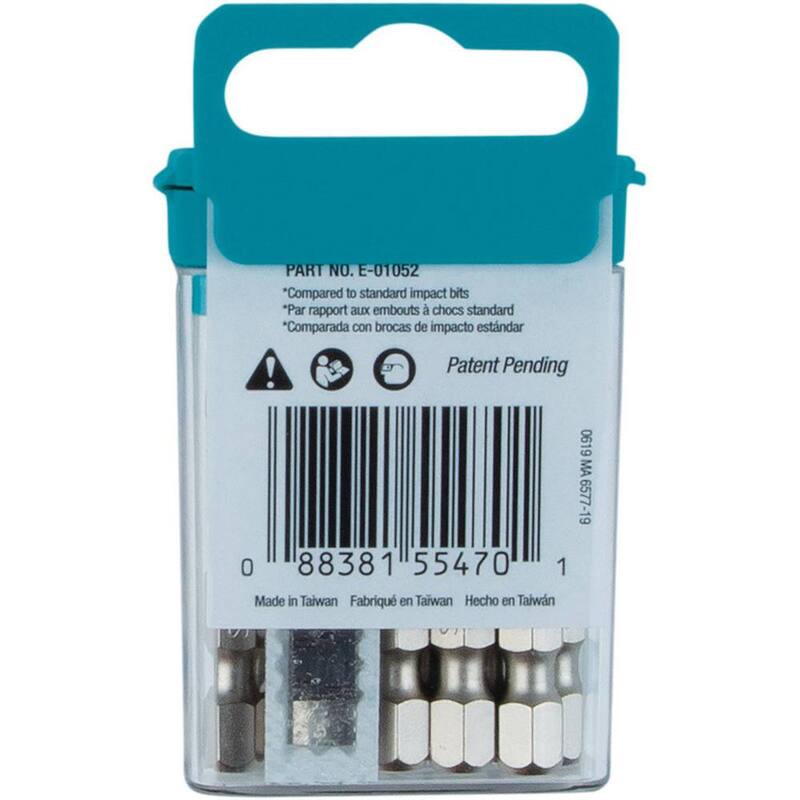 Makita Impact XPS #2 Square 2 in. Power Bit (paquete de 15 piezas) - E-01052