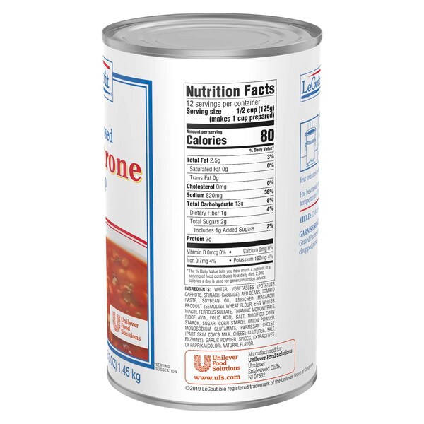 Legout Legout Spread Cond Minestrn 3lbs, PK12 - 3750063163