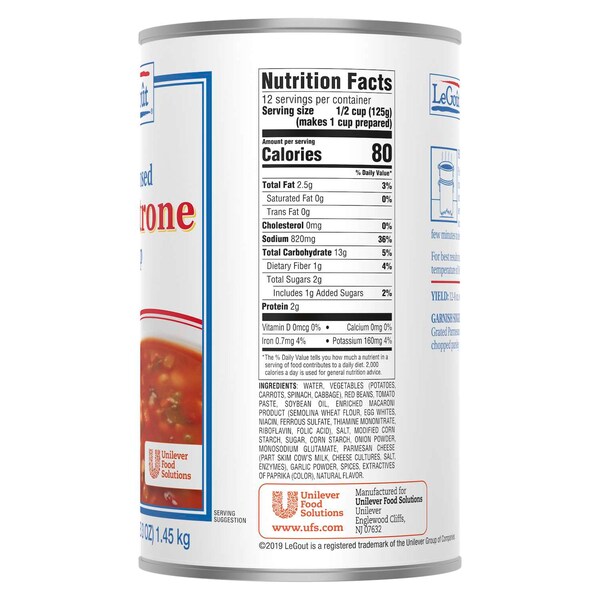 Legout Legout Spread Cond Minestrn 3lbs, PK12 - 3750063163