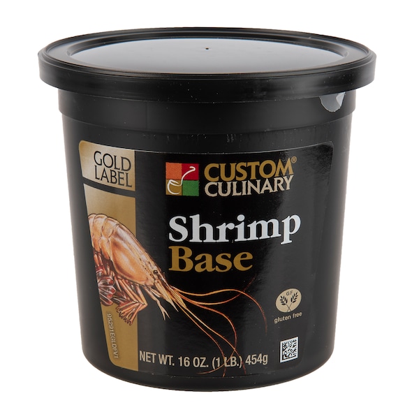 Gold Label Gold Label No MSG Added Shrimp Base Paste 1lbs Tub, PK6 - 95291EGLD