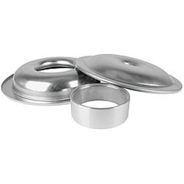 Allstar Performance 14 in. Lightweight Air Cleaner Kit No Element 2 in. Spacer, Plain - ALL25906