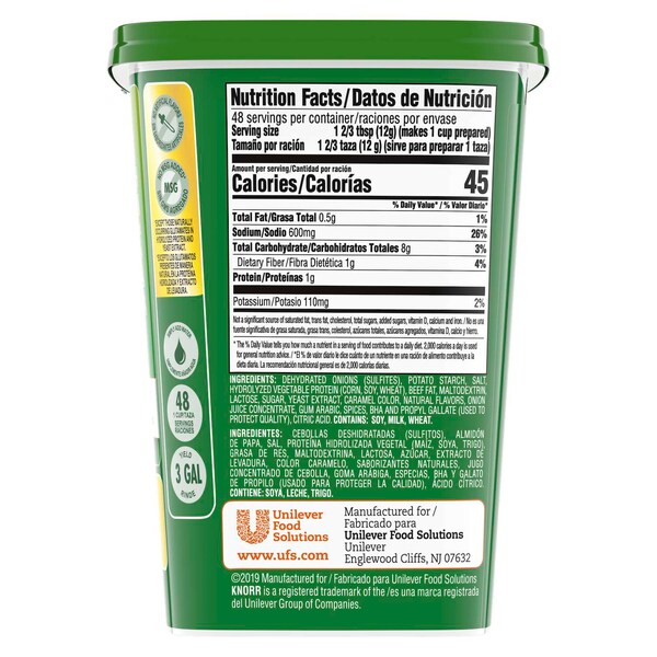 Knorr Knorr Soup Mix French Onion 20.98 oz., PK6 - 84136752
