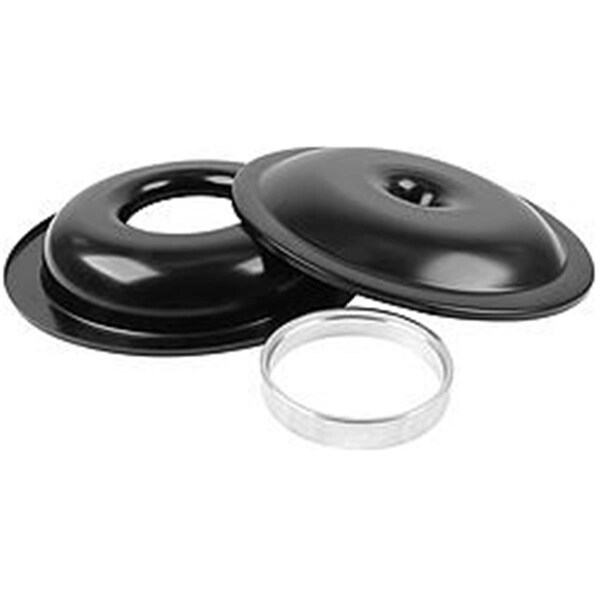 Allstar Performance 14 in. Lightweight Air Cleaner Kit No Element 1 in. Spacer, Black - ALL25903
