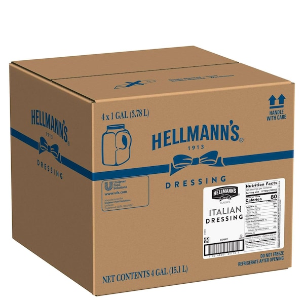 Hellmanns Hellmann's Classic Italian Dressing 1 gal. Jug, PK4 - 67346471