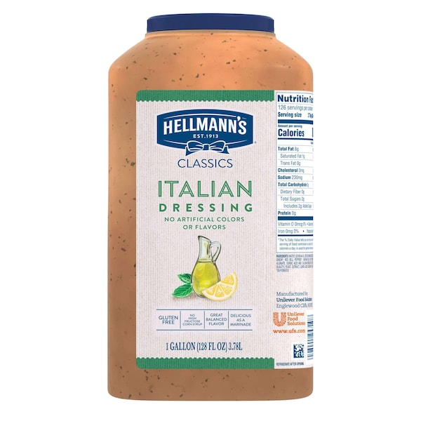 Hellmanns Hellmann's Classic Italian Dressing 1 gal. Jug, PK4 - 67346471