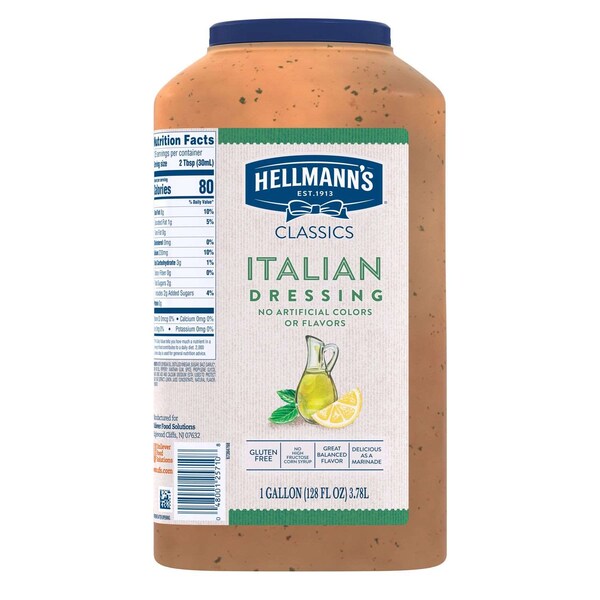 Hellmanns Hellmann's Classic Italian Dressing 1 gal. Jug, PK4 - 67346471