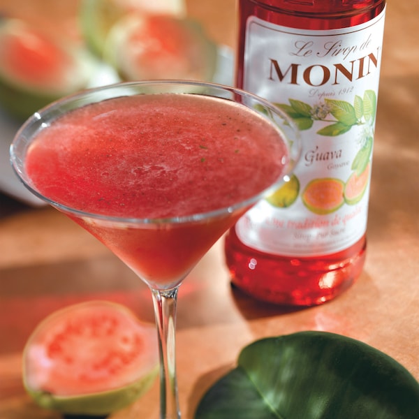 Monin Monin Guava Syrup 1 Liter Bottle, PK4 - M-FR066F