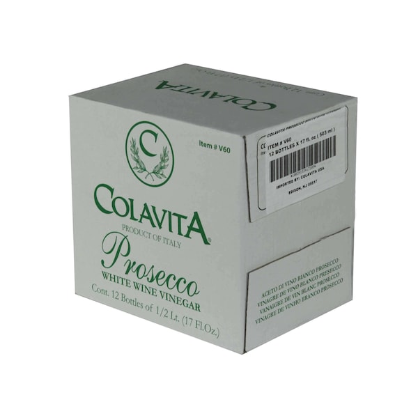 Colavita Prosecco White Wine Vinegar 17 fl. oz., PK12 - V60