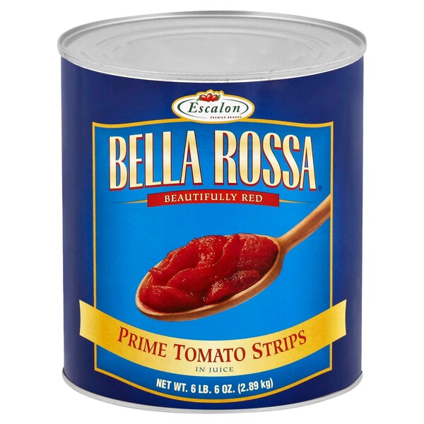 Bella Rosa Tomato Strips In Juice 102 oz., PK6 - 10078485307508