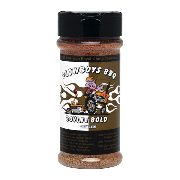 Plowboys Plowboys BBQ Bovine Bold Seasoning Rub 6.5 oz - PF02014-6