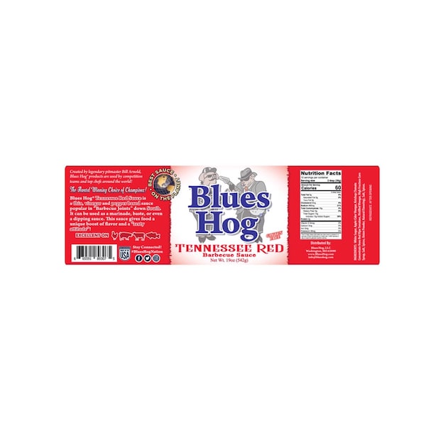 Blues Hog Blues Hog Tennessee Red BBQ Sauce 19 oz - CP90780.06