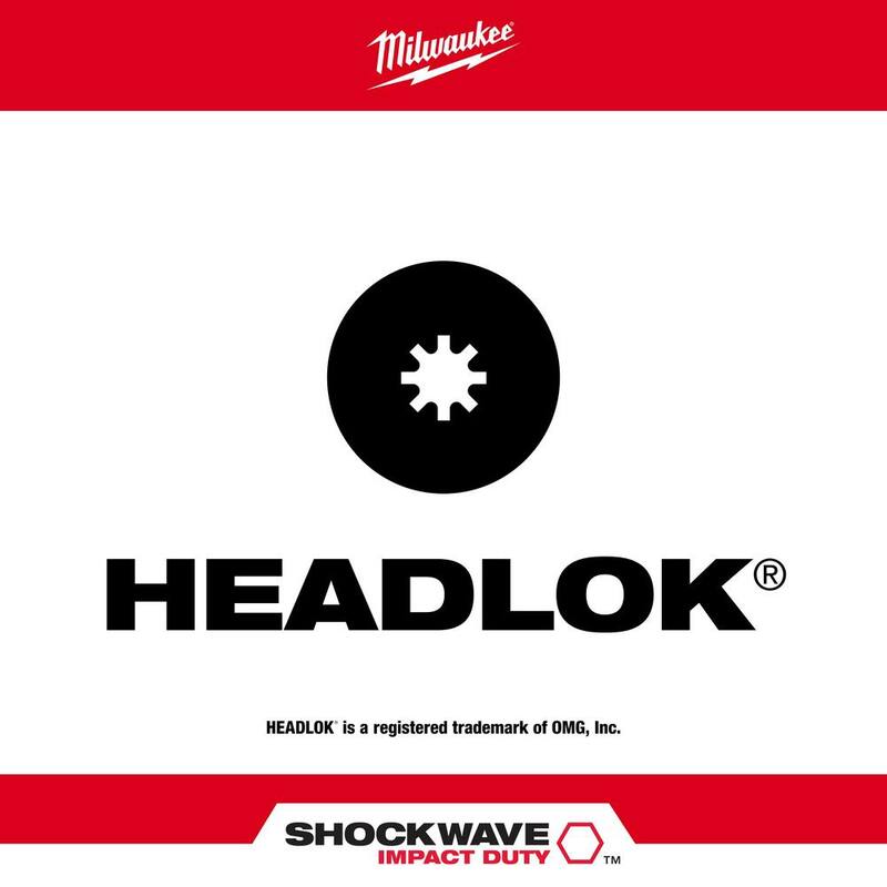 Punta de destornillador de aleación de acero Milwaukee SHOCKWAVE Impact Duty de 2 pulgadas (paquete de 2) - 48-32-4648.