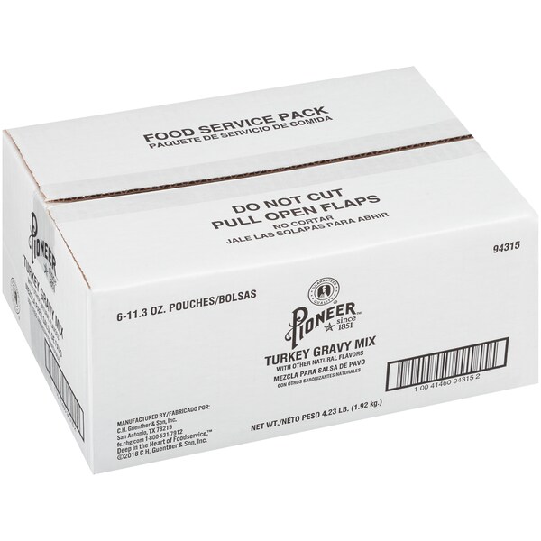 Pioneer Pioneer Turkey Gravy Mix 11.3 oz., PK6 - 94315