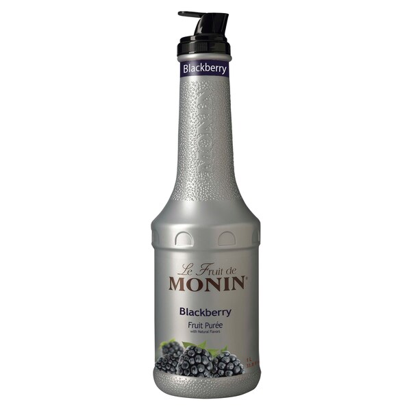 Monin Monin Blackberry Puree 1 Liter Bottle, PK4 - M-RP006F