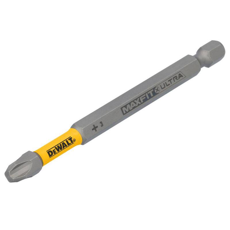 DEWALT MAXFIT ULTRA 3-1./2 in. Phillips 3 Steel Screwdriving Bit - DWAF3PH3-1H

DEWALT MAXFIT ULTRA 3-1./2 pulgadas Phillips 3 puntas de acero para atornillar - DWAF3PH3-1H