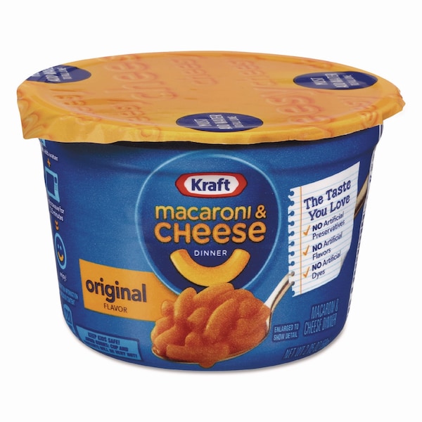 Kraft Easy Mac Macaroni and Cheese, Micro Cups, 2.05 oz, 10PK - GEN01641