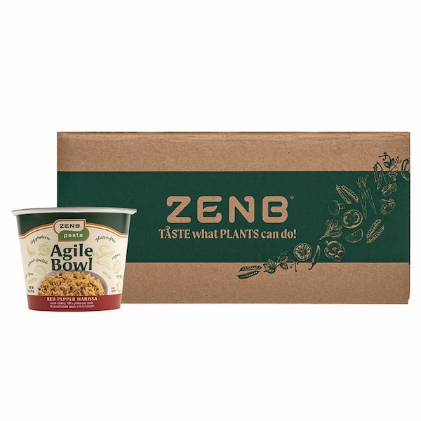 Zenb Instant Meals, Red Pepper Harissa Pasta, 2.8 oz Bowl, PK12 - OFX02839