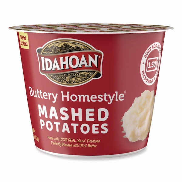 Idahoan Buttery Homestyle Mashed Potatoes, 1.5 oz Cup, 10PK - IDA33141