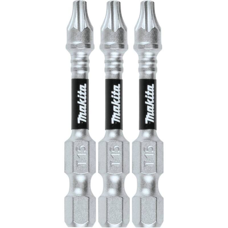 Makita IMPACT XPS T15 Torx 2 in. Power Bit (paquete de 3) - E-00832