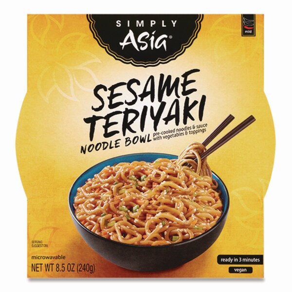 Mccormick Simply Asia Sesame Teriyaki Noodle Bowl, 8.5 oz, 6PK - THA00086