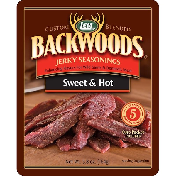 Lem LEM Backwoods Sweet and Hot Jerky Seasoning 5.8 oz Boxed - 9141