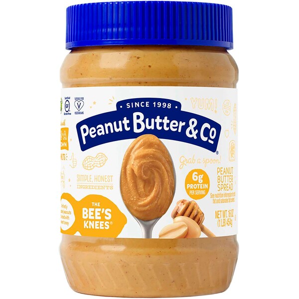 Peanut Butter & Co The Bee's Knees Peanut Butter 6X16 oz., PK6 - 17010007