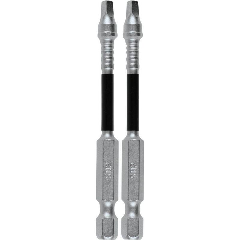 Makita IMPACT XPS #2 Square 3 in. Power Bit (paquete de 2)- E-01177