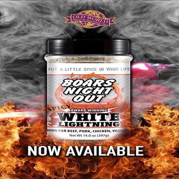 Boars Night Out Boars Night Out White Lightning BBQ Rub 14 oz - OW86531