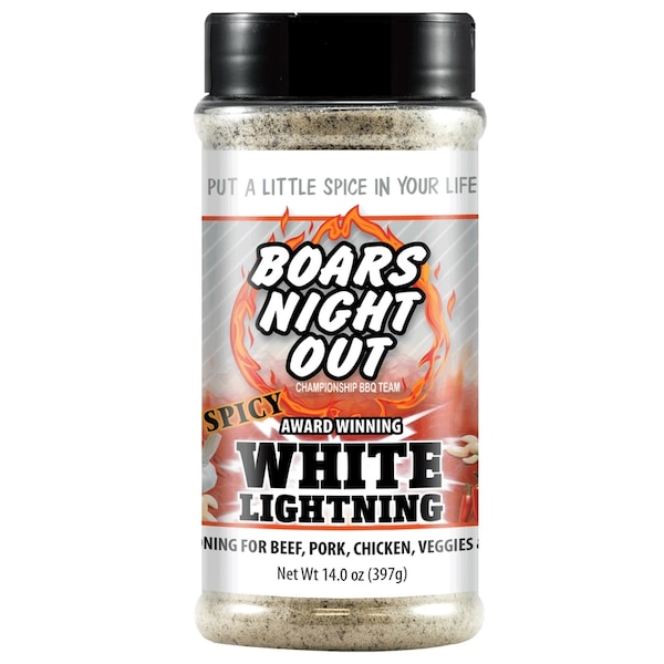Boars Night Out Boars Night Out White Lightning BBQ Rub 14 oz - OW86531