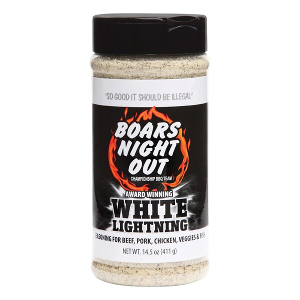 Boars Night Out Boars Night Out White Lightning BBQ Seasoning 14.5 oz - OW86505