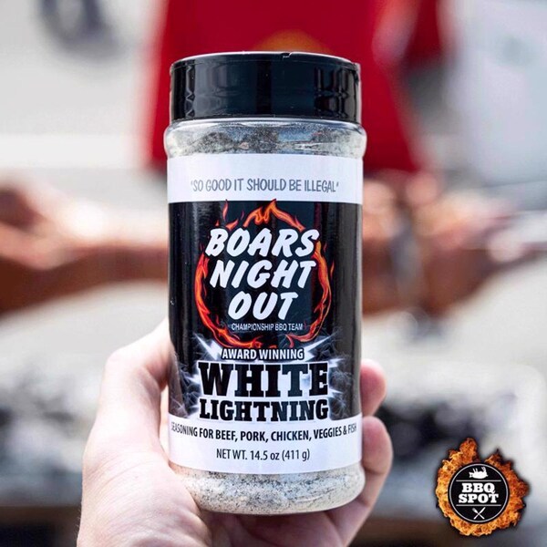 Boars Night Out Boars Night Out White Lightning BBQ Seasoning 14.5 oz - OW86505