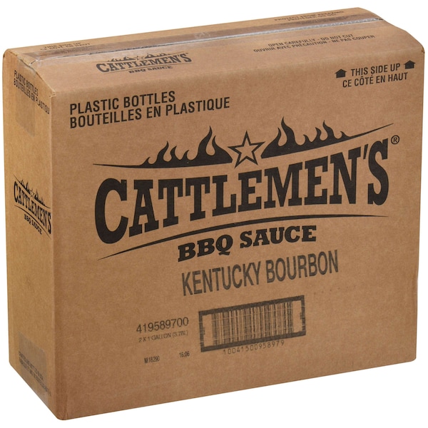 Cattlemens BBQ Sauce Kentucky Bourbon 1 gal., PK2 - 95897