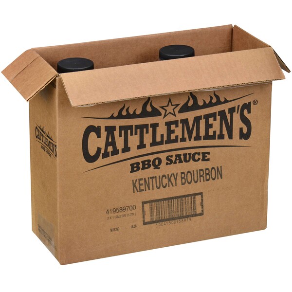 Cattlemens BBQ Sauce Kentucky Bourbon 1 gal., PK2 - 95897