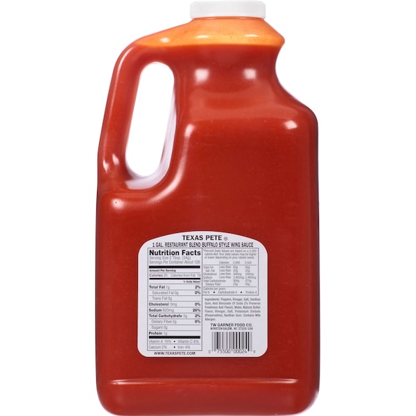 Texas Pete Texas Pete Restaurant Blend Wing Sauce 1 gal. Jugs, PK4 - 1.00024