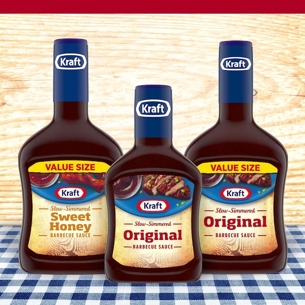 Kraft Kraft Original Barbecue Sauce 18 oz. Bottle, PK12 - 10021000052285
