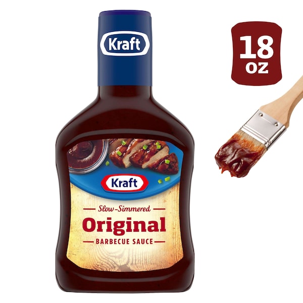 Kraft Kraft Original Barbecue Sauce 18 oz. Bottle, PK12 - 10021000052285