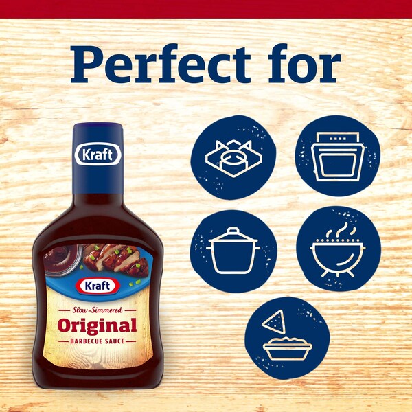 Kraft Kraft Original Barbecue Sauce 18 oz. Bottle, PK12 - 10021000052285