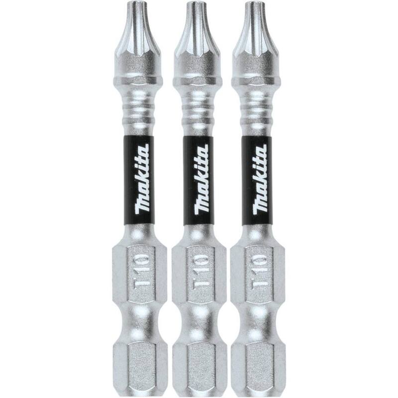 Makita IMPACT XPS T10 Torx 2 in. Power Bit (paquete de 3) - E-00826