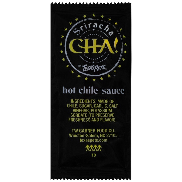 Texas Pete Texas Pete 7g Cha Sriracha Hot Chile Sauce, PK200 - 1.00523