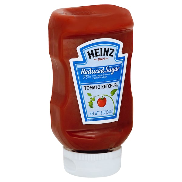 Heinz Heinz No Sugar Added Ketchup 13 oz. Bottle, PK6 - 00013000707992