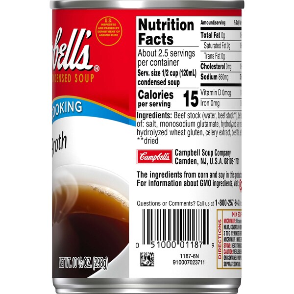 Campbells Campbell's Condensed Soup Red & White Beef Both 10.5 oz. Can, PK12 - 000017967