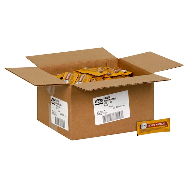 Heinz Heinz Single Serve Honey Mustard 12g Packet, PK200 - 10013000531204