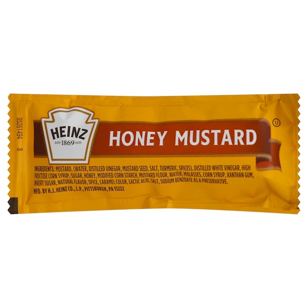 Heinz Heinz Single Serve Honey Mustard 12g Packet, PK200 - 10013000531204