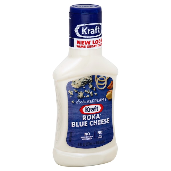 Kraft Kraft Roka Blue Cheese Dressing 8 fl. oz. Bottles, PK9 - 00021000044054