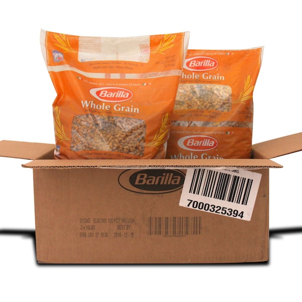 Barilla Barilla 100% Whole Grain Non-GMO Elbows Bulk 160 oz., PK2 - 1000013342