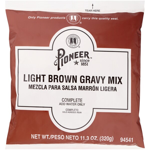 Pioneer Pioneer Light Brown Gravy Mix 11.3 oz., PK6 - 94541